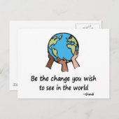 De briefkaarten wijzigen (Voorkant / Achterkant)