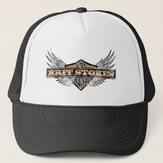De Brit Stokes Band Logo Trucker Hat Trucker Pet (Voorkant)
