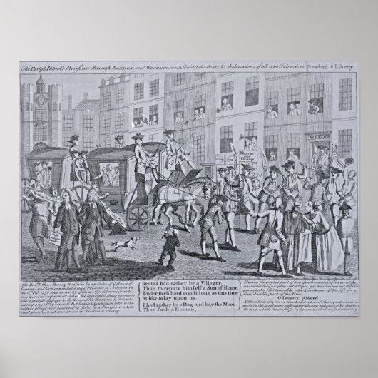 De British Patriots Procession via Poster (Voorkant)