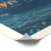 De Britse charme van Londen Poster (Hoek)