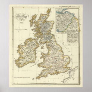 De Britse eilanden sinds 1485 Poster