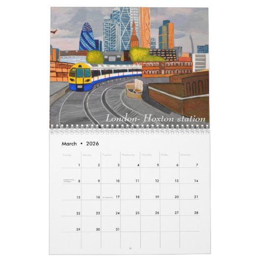 De Britse kalender 2025 (Mar 2026)