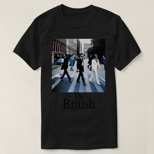 De Britse T-shirt (Design voorkant)
