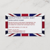 De Britse vlag, Torn Effect, Brits Visitekaartje (Achterkant)