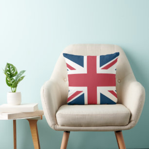De Britse vlag Union Jack Kussen