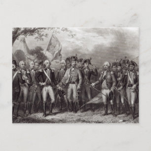 De Britten die hun wapens neerleveren Briefkaart