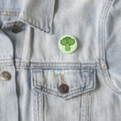 De Broccoli van Kawaii Ronde Button 3,2 Cm (In situ)