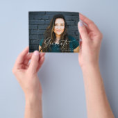 De brochure van het Afstuderen van de Uitnodiging  (Hand)