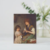 De broekles van Eugene de Blaas Briefkaart (Staand voorkant)