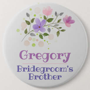 De Broer Button Badge van de Bridegroom