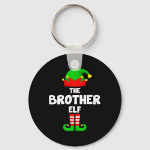 De broer Elf Grappig Kerstmis Matching Family Pa Sleutelhanger