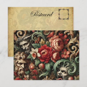 De Broers Groen - Gotisch Victoriaans Feestdagenkaart