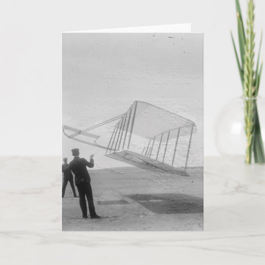 De broers van Wright testen vlucht Kaart (Voorkant)