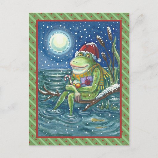 DE BROG OP LOG WAARSCHUWT DE HART, DE KUNST, DE KU BRIEFKAART (Voorkant)