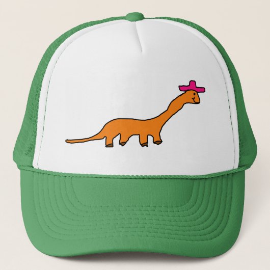 De Brontosaurus Trucker Pet (Voorkant)