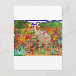 De Bronx-dierentuin zonder cache Briefkaart