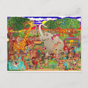 De Bronx-dierentuin zonder cache Briefkaart