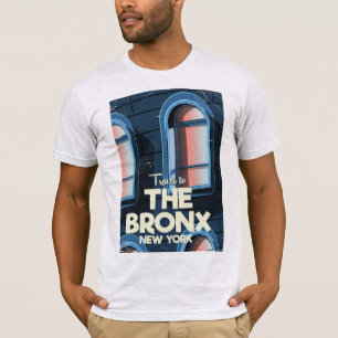 De Bronx New York City-reisposter T-shirt