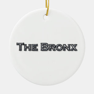 De Bronx New York Text Logo Keramisch Ornament