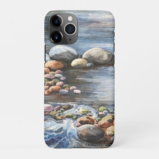 De Brook Originele Handgeschilderde Kunst iPhone Hoesje (Achterkant)