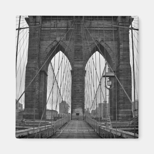 De Brooklyn Bridge in New York City Magneet (Voorkant)