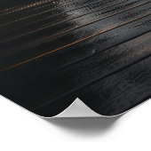 De Brooklyn Bridge in zwart-wit in de mist Poster (Hoek)