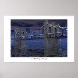 De Brooklyn Bridge Poster