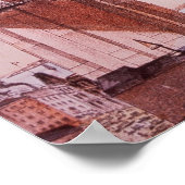 De Brooklyn Bridge Poster (Hoek)