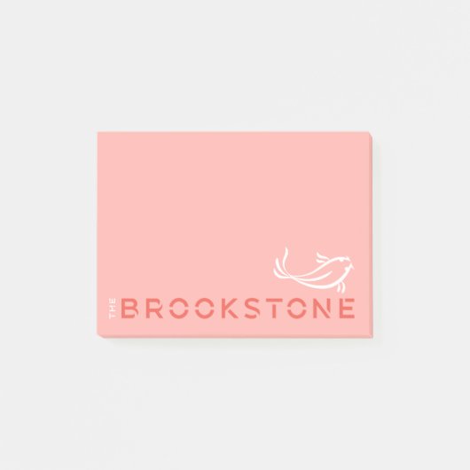 De Brookstone-logo-laptop Post-it® Notes (Voorkant)