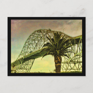 De brug, als de zon doorbreekt briefkaart