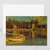 De brug bij Argenteuil van Claude Monet (Voorkant / Achterkant)
