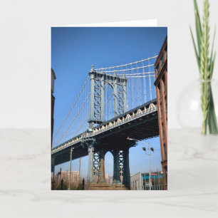 De Brug en het Empire State Building van Manhattan Kaart