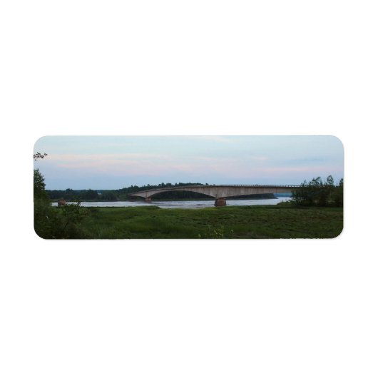 De brug etiket (Voorkant)