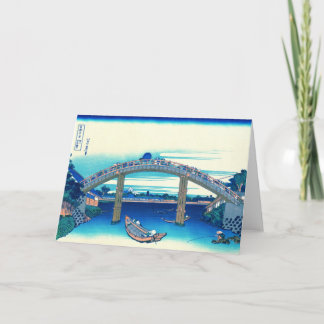 De Brug Fukagawa 1826 van Mannen Kaart