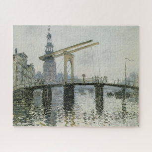 De brug in Amsterdam (door Claude Monet) Legpuzzel