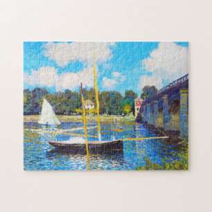 De brug in Argenteuil Claude Monet Legpuzzel