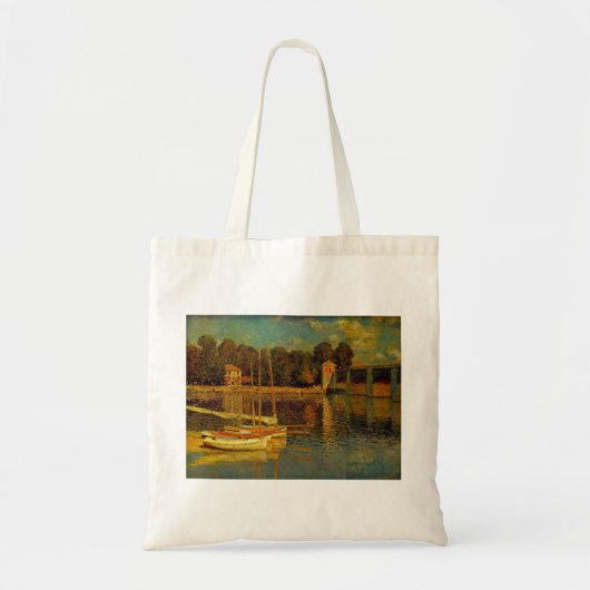 De brug in Argenteuil door Claude Monet Tote Bag (Voorkant)