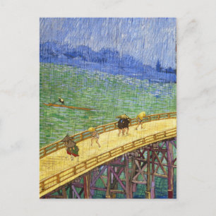 De brug in de Rijn Vincent van Gogh. Briefkaart