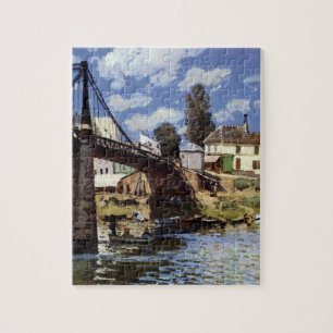 De brug in Villeneuve-la-Garenne Legpuzzel