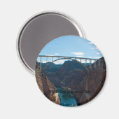 De brug over de Hoover Dam Magneet (Voorkant / Achterkant)