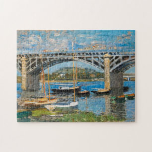 De brug over de Seine Monet Fine Art Legpuzzel
