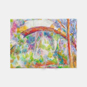 De brug, Paul Cezanne Fleece Deken (Voorkant (Horizontaal))