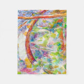 De brug, Paul Cezanne Fleece Deken (Voorkant)