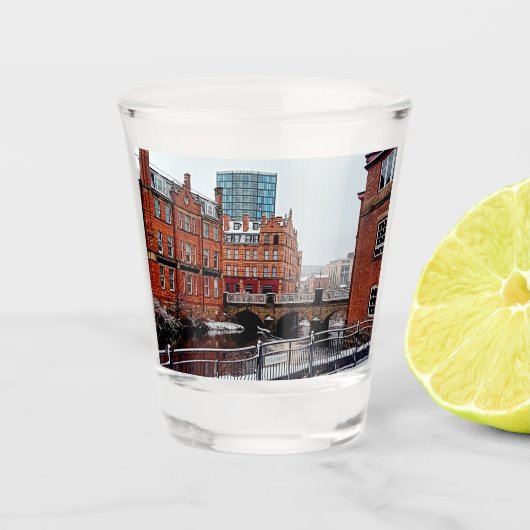 De brug shot glas (Voorkant)