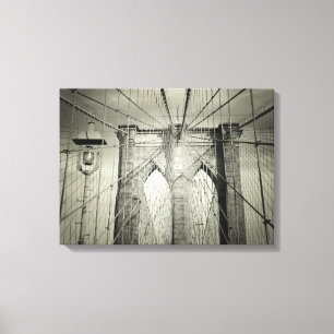 De brug van Brooklyn Canvas Afdruk