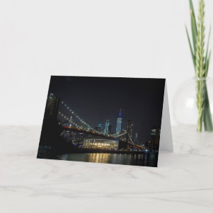 De Brug van Brooklyn en de Toren van de Vrijheid Kaart