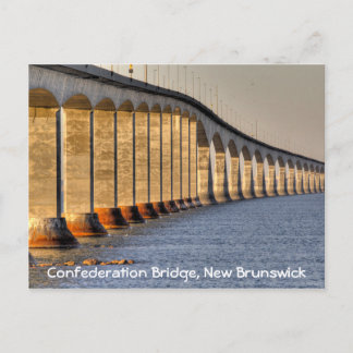 De Brug van de federatie, New Brunswick Briefkaart