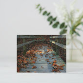 De Brug van de herfst Briefkaart (Staand voorkant)