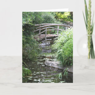 De Brug van de kreek Kaart