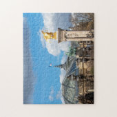 De brug van Grand Palais en Pont Alexandre III - P Legpuzzel (Verticaal)